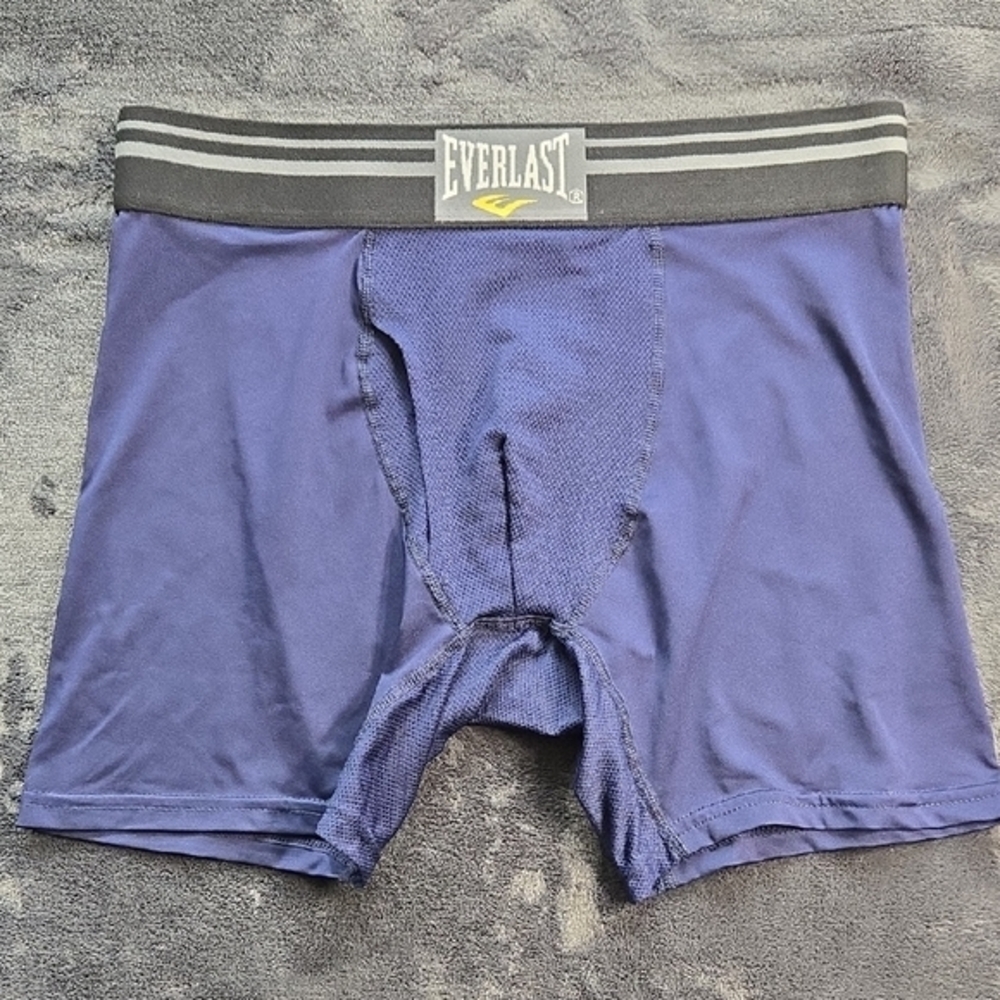 Everlast Blue Athletic Boxer Briefs with Stretchy Fit